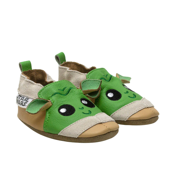 Robeez Star Wars™ The Child Soft Soles Color: Light Green 