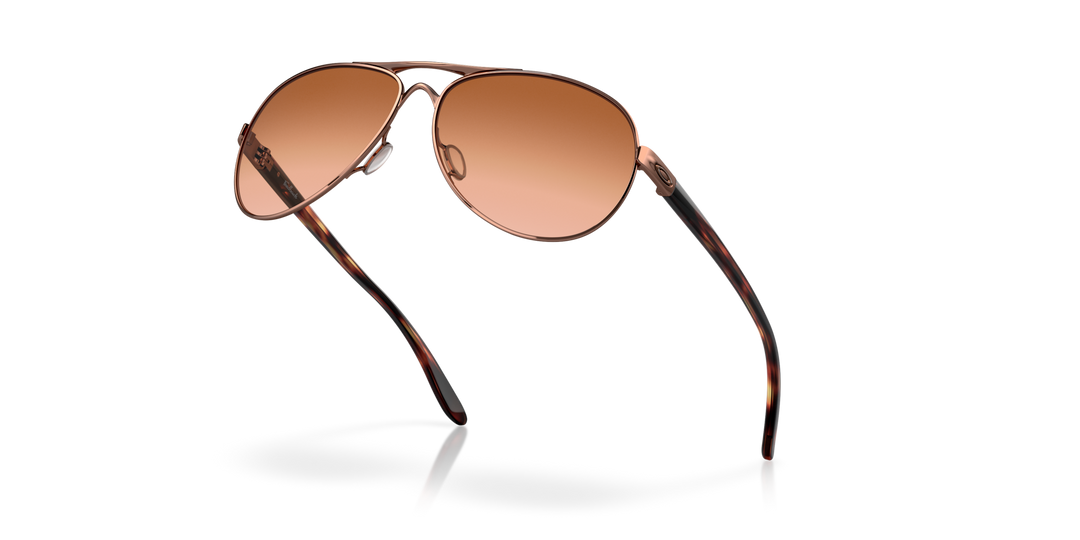 Oakley Feedback Color: Vr50 Brown Gradient Lenses, Rose Gold Frame  6