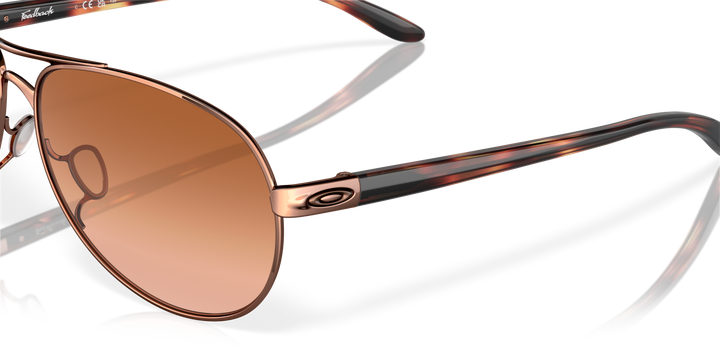 Oakley Feedback Color: Vr50 Brown Gradient Lenses, Rose Gold Frame  4