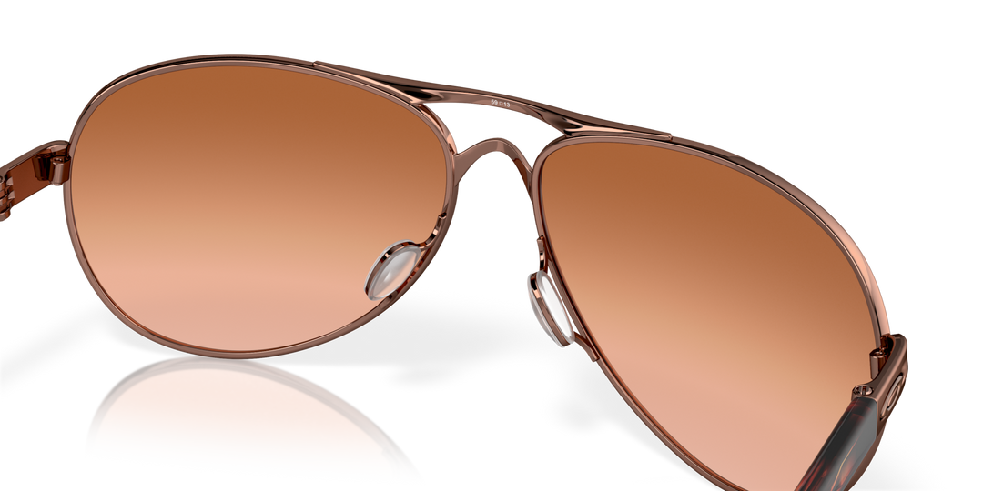 Oakley Feedback Color: Vr50 Brown Gradient Lenses, Rose Gold Frame  3