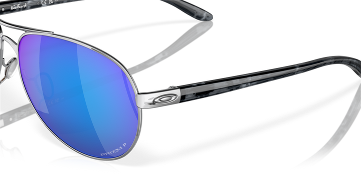 Oakley Feedback Color: Prizm Sapphire Polarized Lenses, Polished Chrome Frame  4