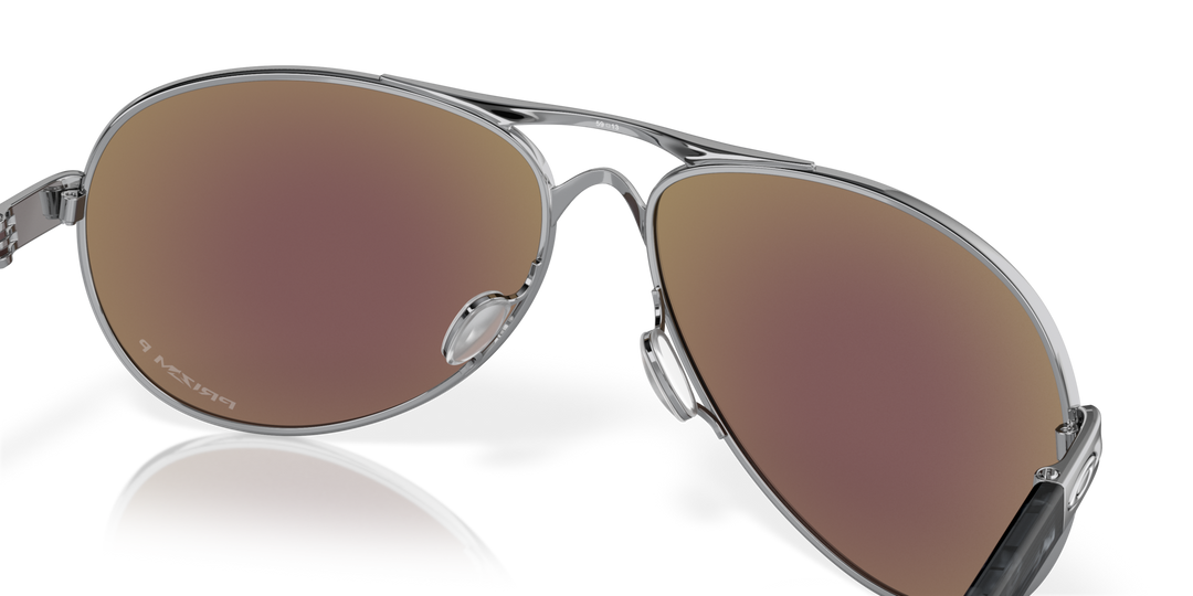 Oakley Feedback Color: Prizm Sapphire Polarized Lenses, Polished Chrome Frame  3