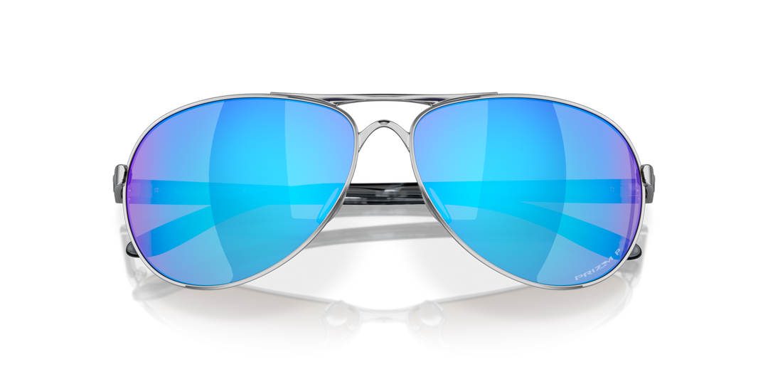 Oakley Feedback Color: Prizm Sapphire Polarized Lenses, Polished Chrome Frame  5