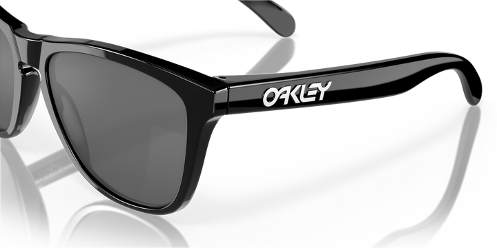 Oakley Frogskins Color: Prizm Black Lenses, Polished Black Frame  4