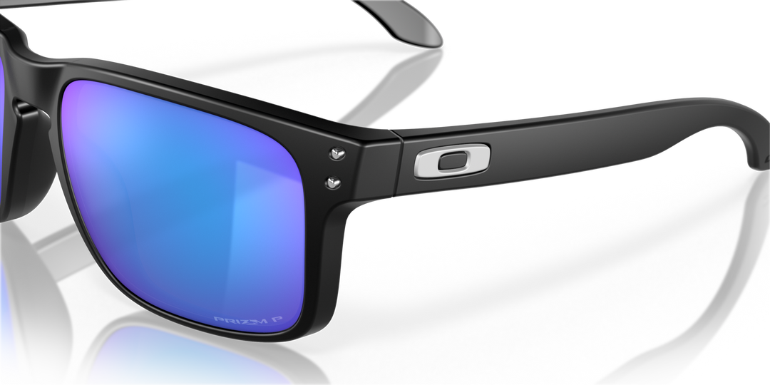 Oakley Holbrook Color: Prizm Sapphire Polarized Lenses, Matte Black Frame