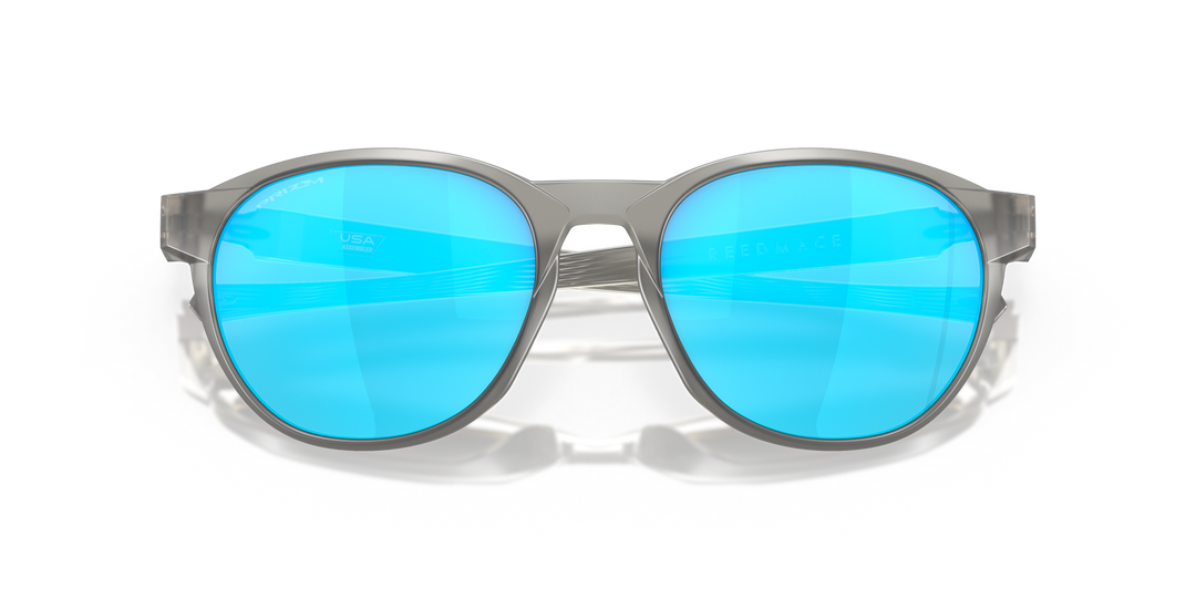 Oakley Reedmace Color: Prizm Sapphire Lenses, Matte Grey Ink Frame  5