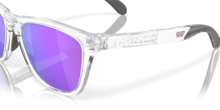 Oakley Frogskins Range Color: Prizm Violet Lenses, Matte Clear Frame  6