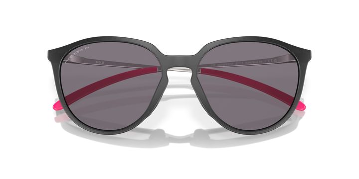 Oakley Sielo Color: Prizm Grey Polarized Lenses, Matte Black Ink Frame  5