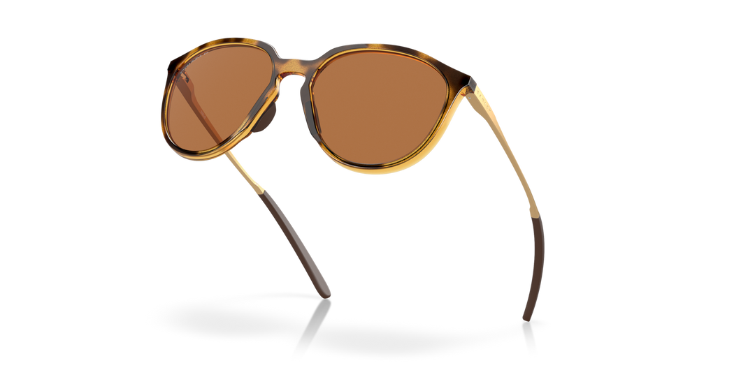 Oakley Sielo Color: Prizm Bronze Polarized Lenses, Polished Brown Tortoise Frame