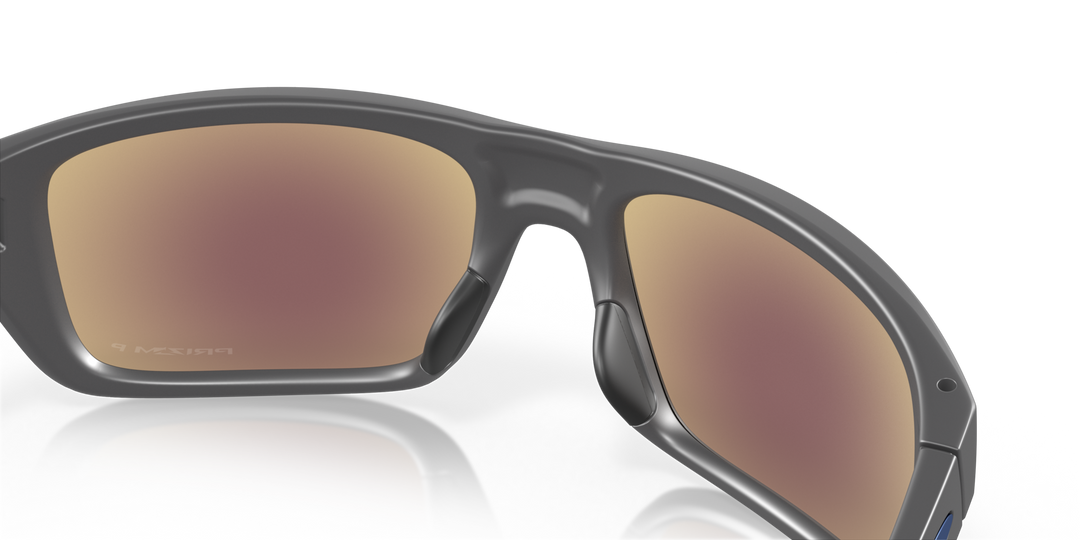 Oakley Drop Point Color Prizm Sapphire Polarized Lenses Matte Dark Grey Frame