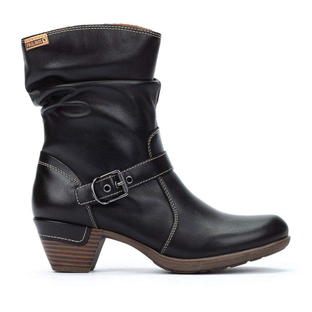 Women's Pikolinos Rotterdam Ankle boots with Buckle Color: Black  2