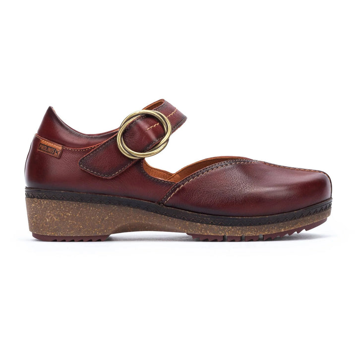 Women's Pikolinos Granada Leather Shoes Color: Arcilla 2