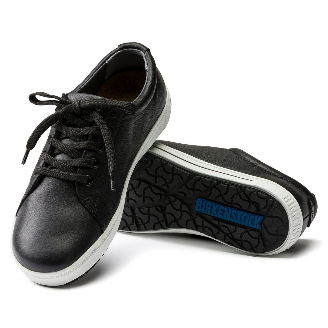 Birkenstock QO 500 Leather Sneaker Color: Black