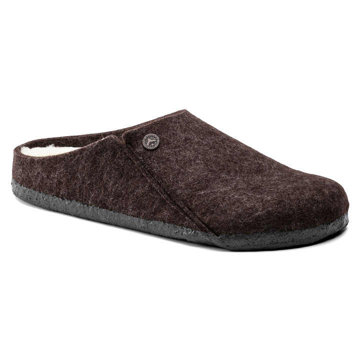 Unisex Birkenstock Zermatt Shearling Wool Felt Slipper Color: Mocha (REGULAR WIDE WIDTH) 2