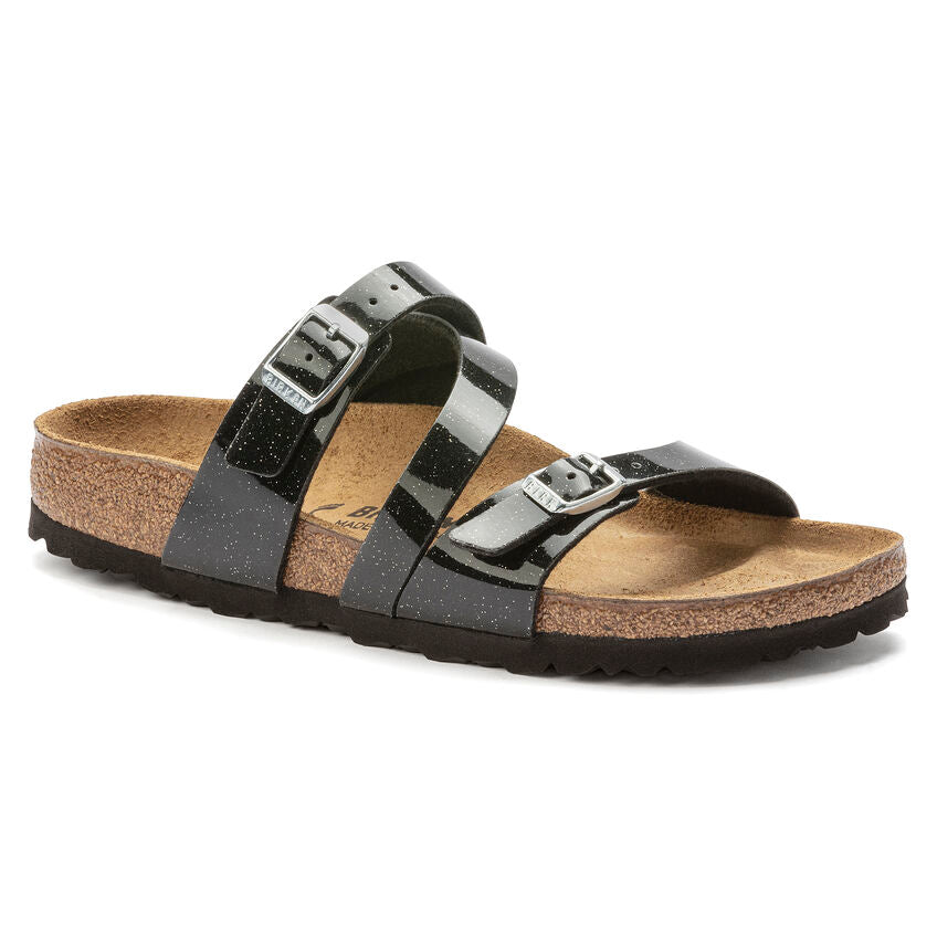 Women's Birkenstock Salina Birko-Flor Color: Magic Galaxy Black 2