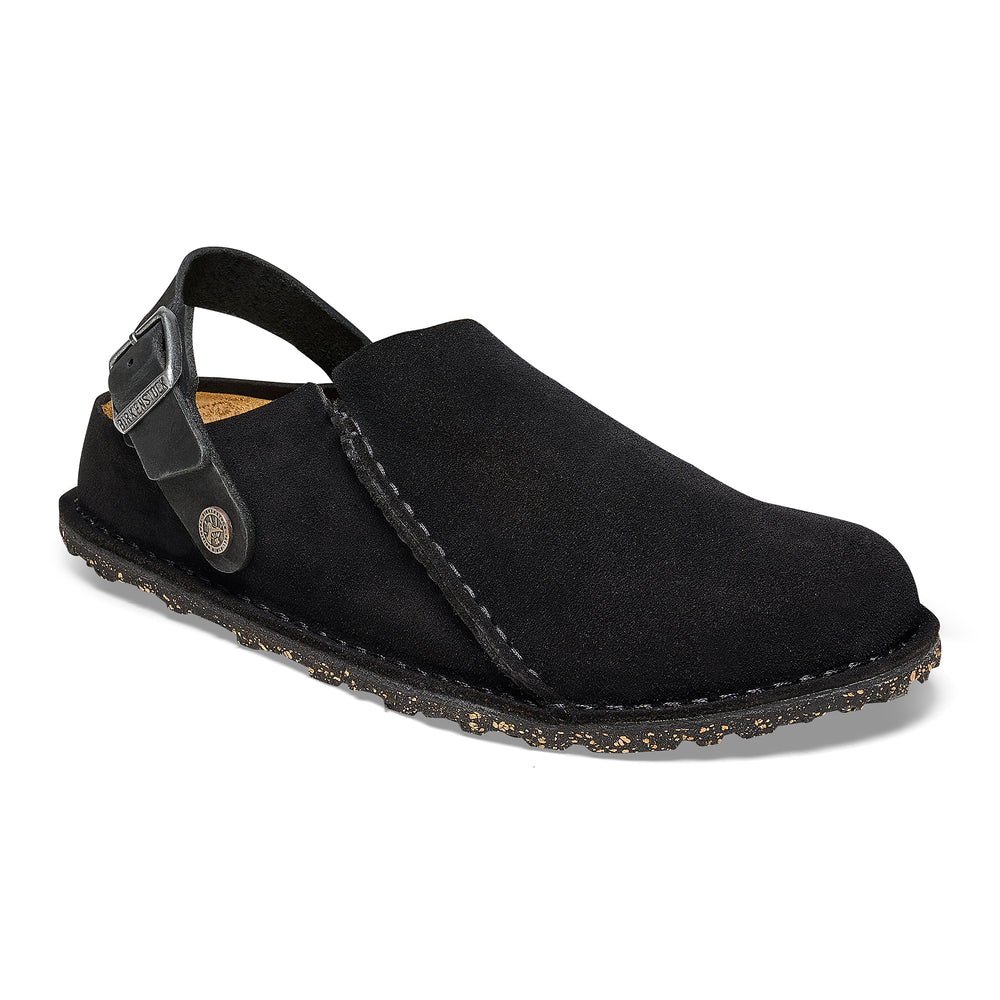 Women's Birkenstock Lutry Premium Suede Color: Black (MEDIUM/NARROW WIDTH) 2