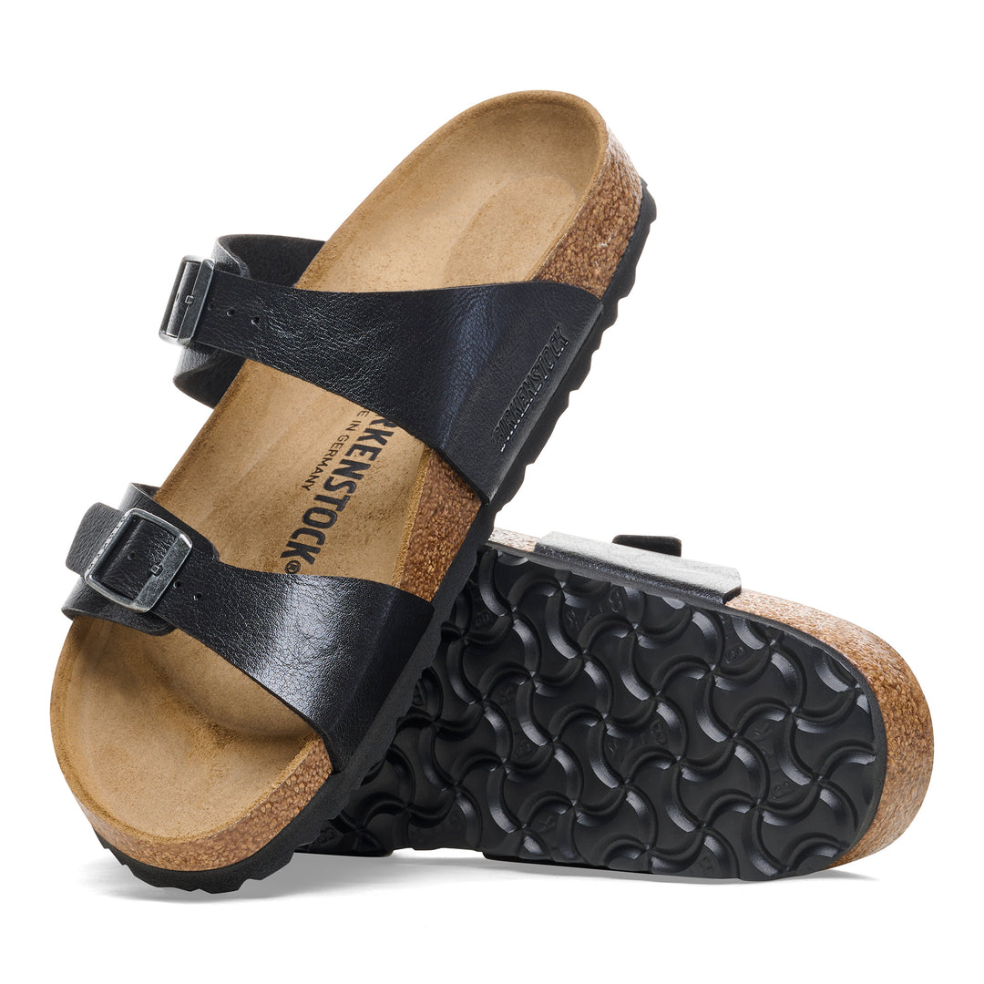 Women's Birkenstock Sydney Birko-Flor Color: Graceful Licorice (REGULAR/WIDE WIDTH) 1