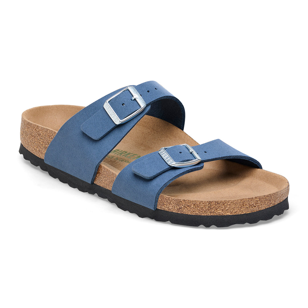 Women's Birkenstock Sydney Vegan Birko-Flor Color: Silky Elemental Blue (MEDIUM/NARROW WIDTH) 2