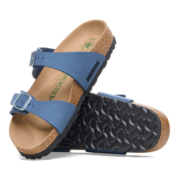 Women's Birkenstock Sydney Vegan Birko-Flor Color: Silky Elemental Blue (MEDIUM/NARROW WIDTH) 1