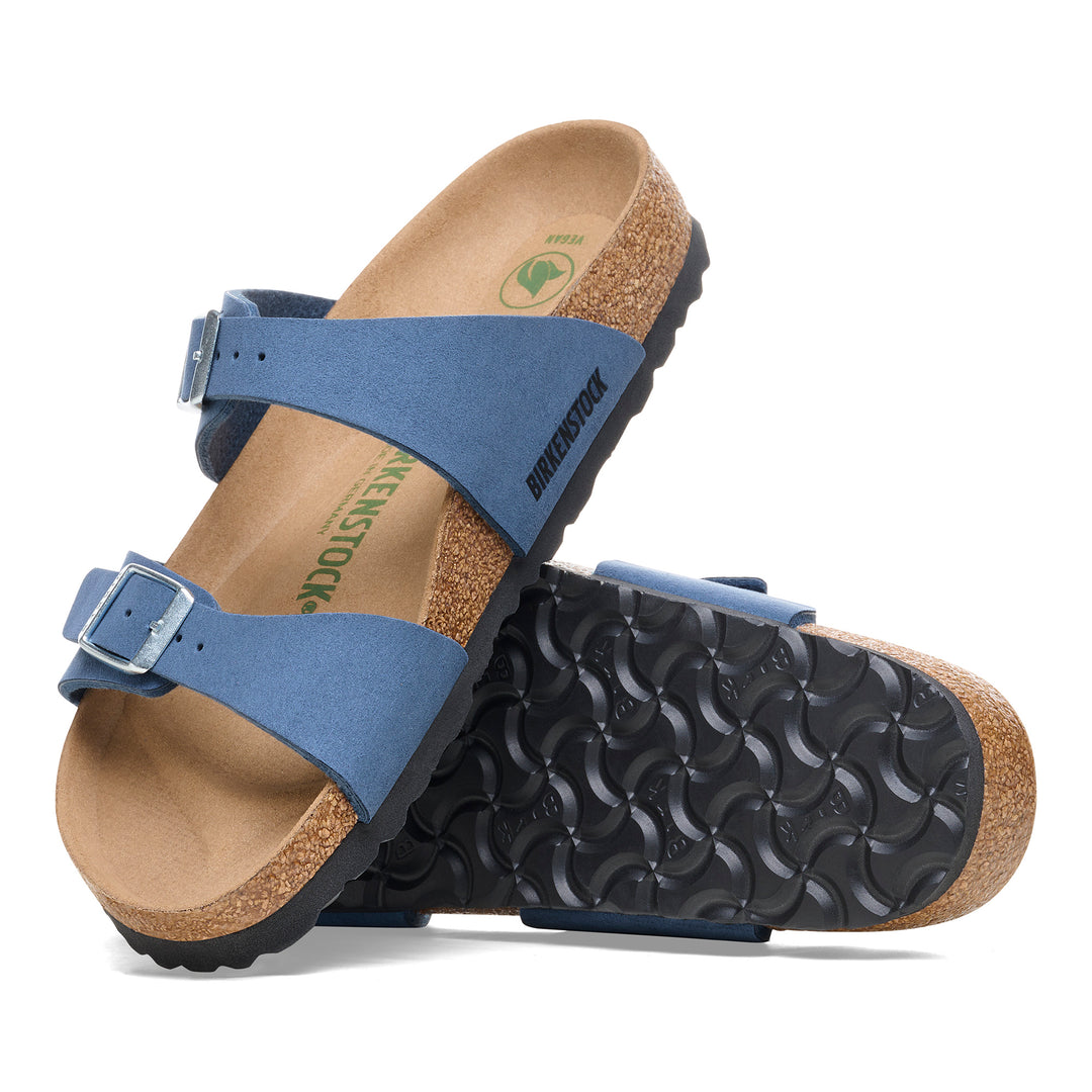 Women's Birkenstock Sydney Vegan Birko-Flor Color: Silky Elemental Blue  1