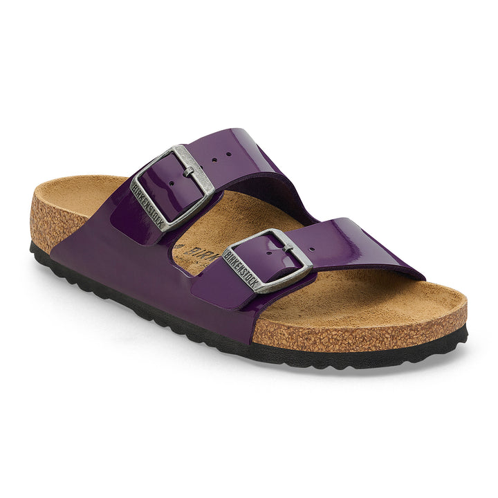 Women's Birkenstock Arizona Birko-Flor Patent Color: Patent Acai  2