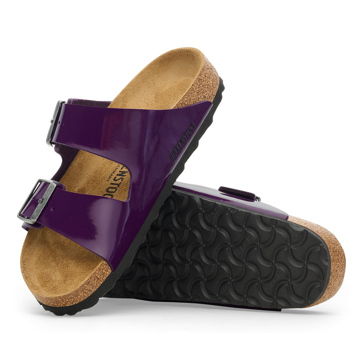 Women's Birkenstock Arizona Birko-Flor Patent Color: Patent Acai  1