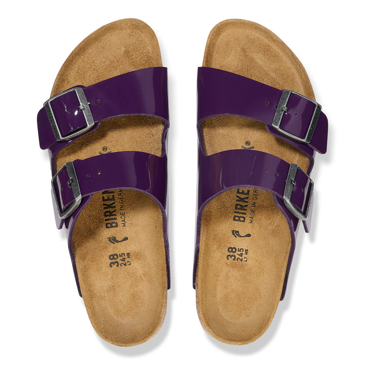 Women's Birkenstock Arizona Birko-Flor Patent Color: Patent Acai  4