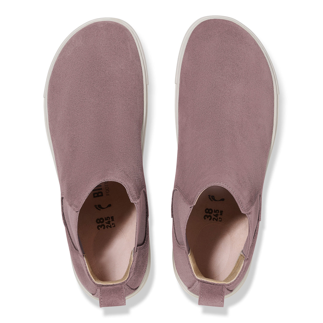 Women's Birkenstock Bend Chelsea Suede Leather Color: Faded Purple  3