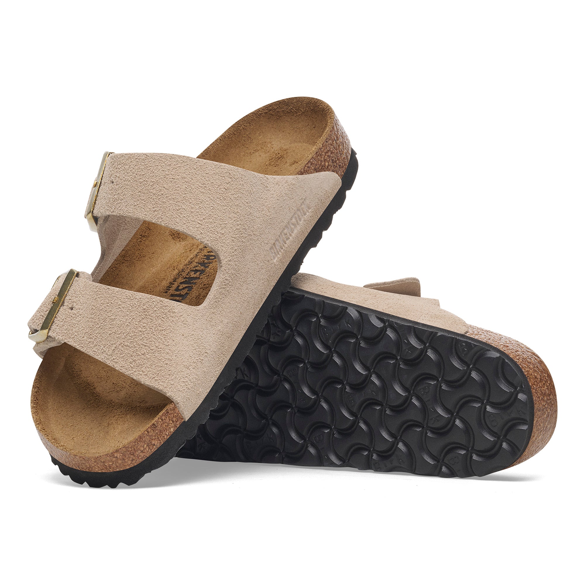 Boston Chunky Suede Leather Dark Tea/ Black | BIRKENSTOCK