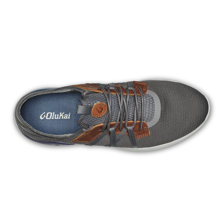 Men's Olukai Mio Li Color: Pavement / Vintage Indigo 4