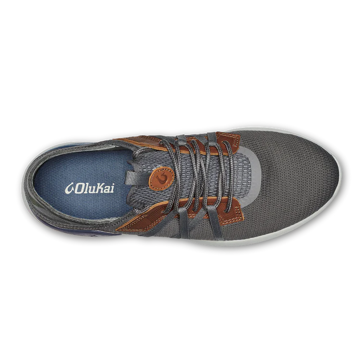 Men's Olukai Mio Li Color: Pavement / Vintage Indigo 4