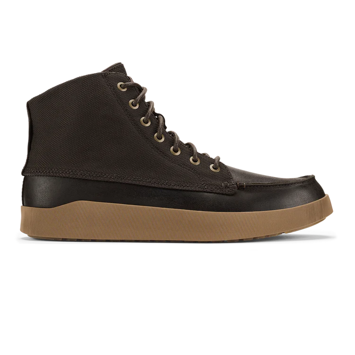 Men's Olukai Molina Boots Color: Dark Wood  1