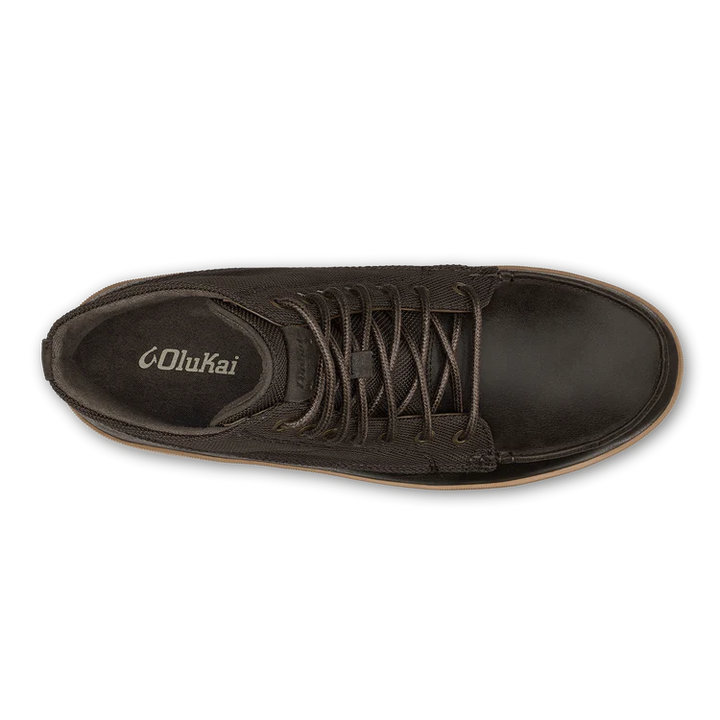 Men's Olukai Molina Boots Color: Dark Wood  5