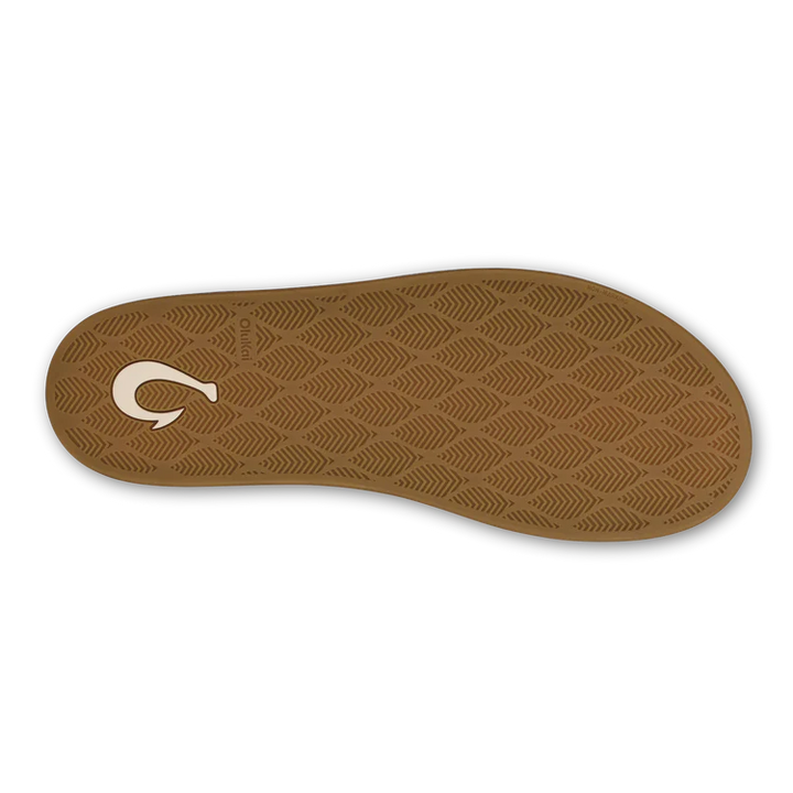 Men's Olukai Hamani Leather Mules Color: Toffee / Tan  3