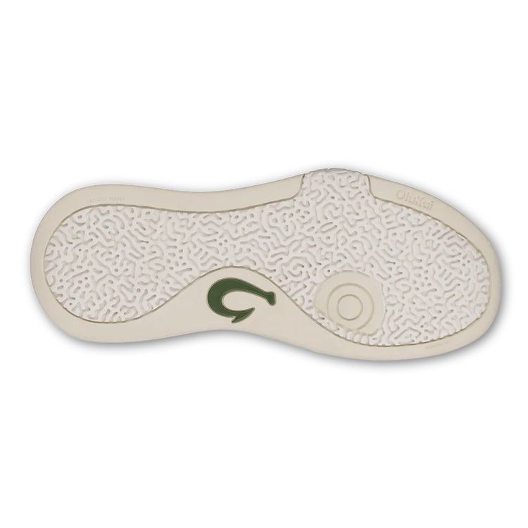 Men's Olukai Anau Color: Bright White / Leaf  3