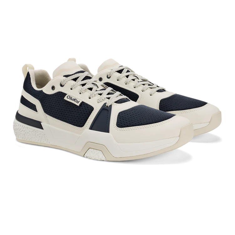 Men's Olukai Anau Color: Mood Indigo / Bright White  5