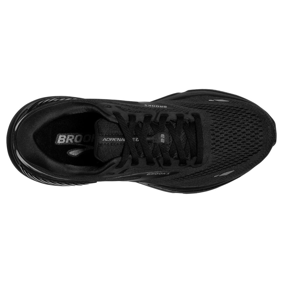 Men's Brooks Adrenaline GTS 23 Color: Black / Black / Ebony