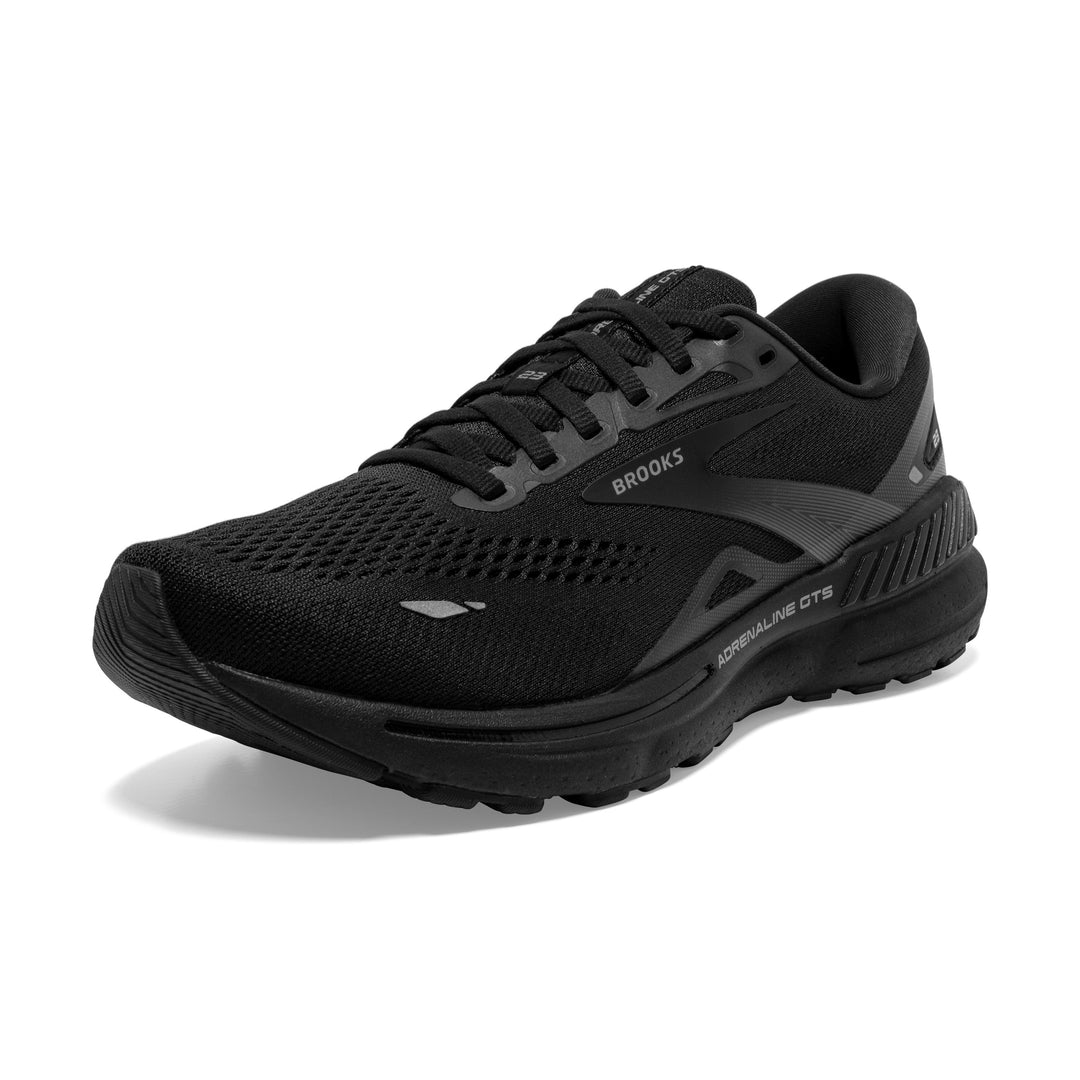 Men's Brooks Adrenaline GTS 23 Color: Black / Black / Ebony