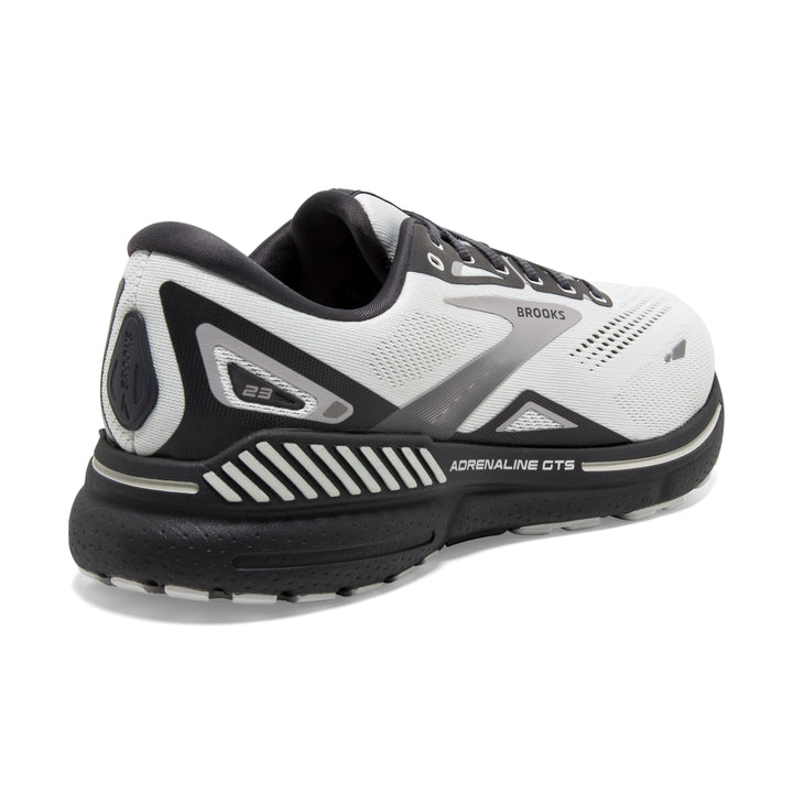 Men's Brooks Adrenaline GTS 23 Color: Oyster/Ebony/Alloy (EXTRA WIDE WIDTH)