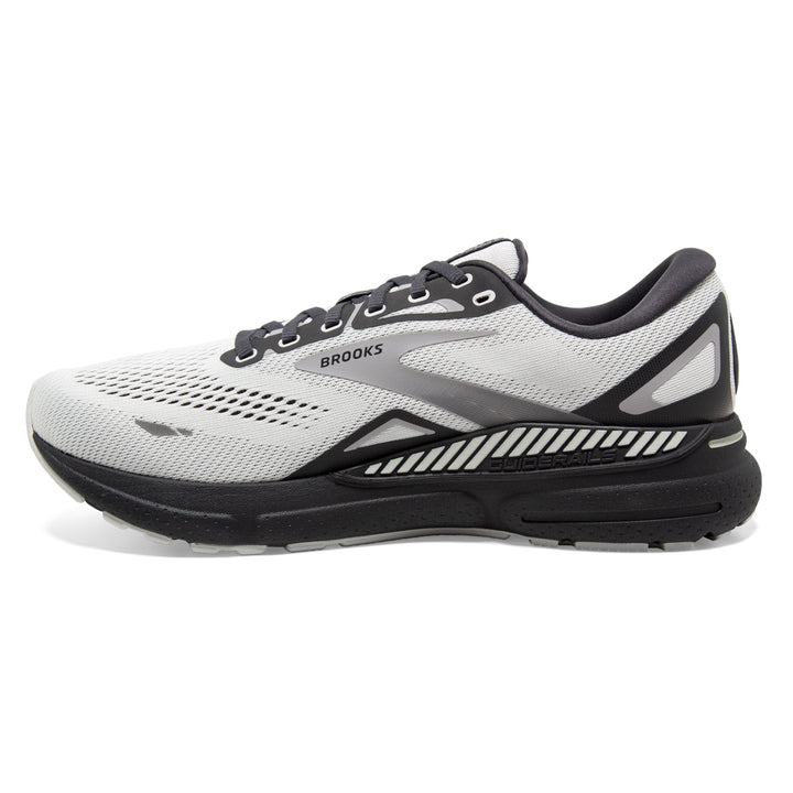 Men's Brooks Adrenaline GTS 23 Color: Oyster/Ebony/Alloy (WIDE WIDTH)