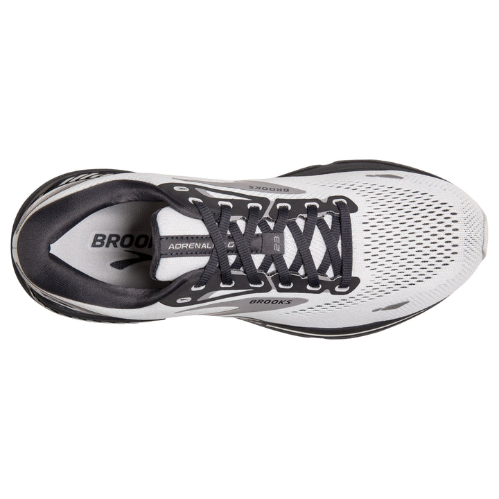 Men's Brooks Adrenaline GTS 23 Color: Oyster/Ebony/Alloy (WIDE WIDTH)