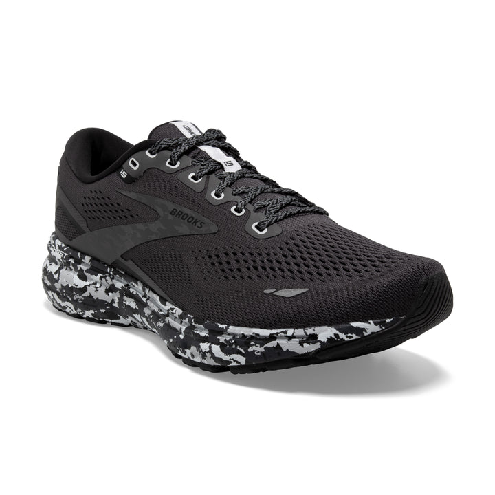 Men's Brooks Ghost 15 Color: Ebony / Black / Oyster 1