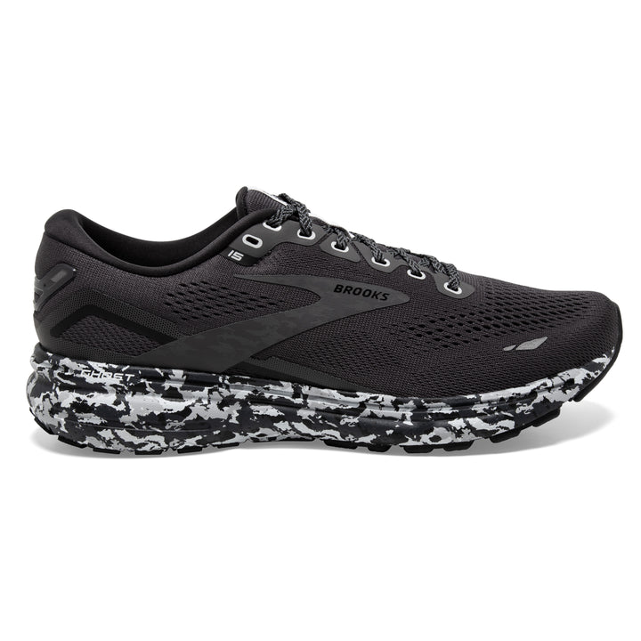 Men's Brooks Ghost 15 Color: Ebony / Black / Oyster 2