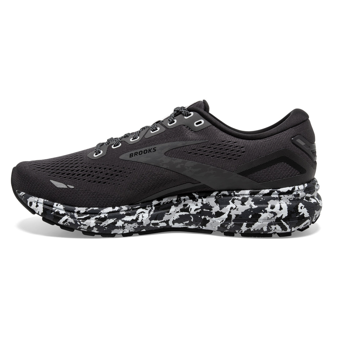 Men's Brooks Ghost 15 Color: Ebony / Black / Oyster 4