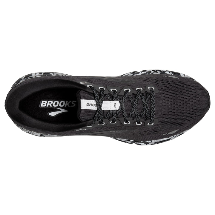 Men's Brooks Ghost 15 Color: Ebony / Black / Oyster 5