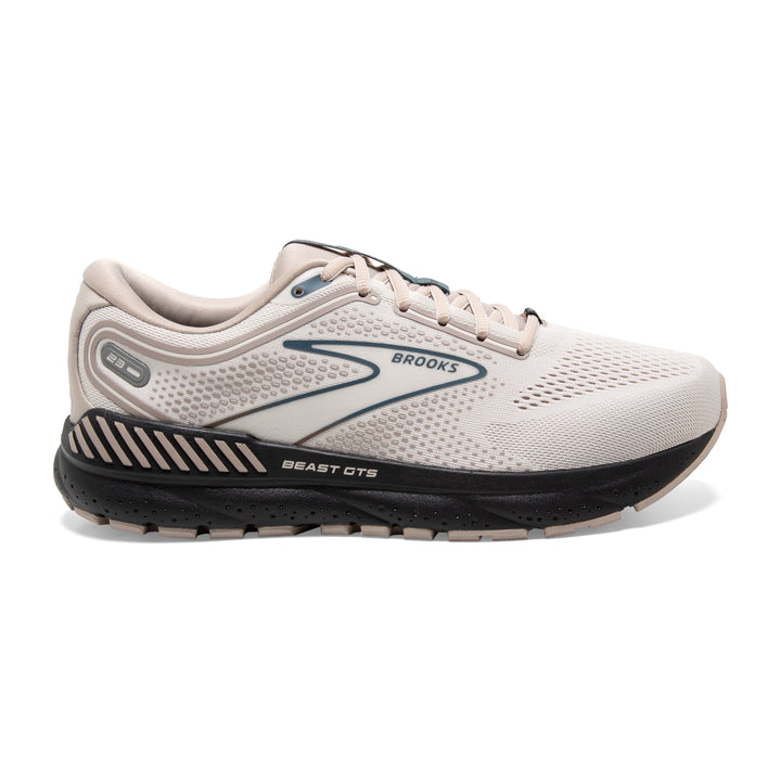 Men's Brooks Beast GTS 23 Color: Chateau Grey/ White / Blue 3