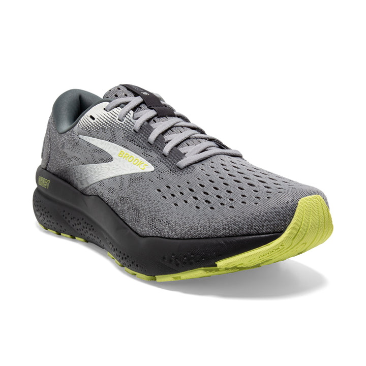 Men's Brooks Ghost 16 Color: Primer / Grey / Lime 1