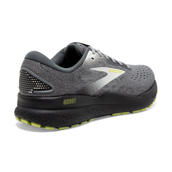 Men's Brooks Ghost 16 Color: Primer / Grey / Lime (EXTRA WIDE WIDTH) 3