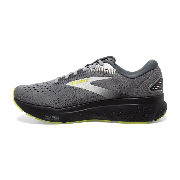 Men's Brooks Ghost 16 Color: Primer / Grey / Lime 4