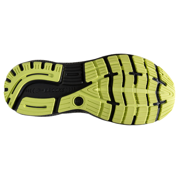 Men's Brooks Ghost 16 Color: Primer / Grey / Lime (EXTRA WIDE WIDTH) 6